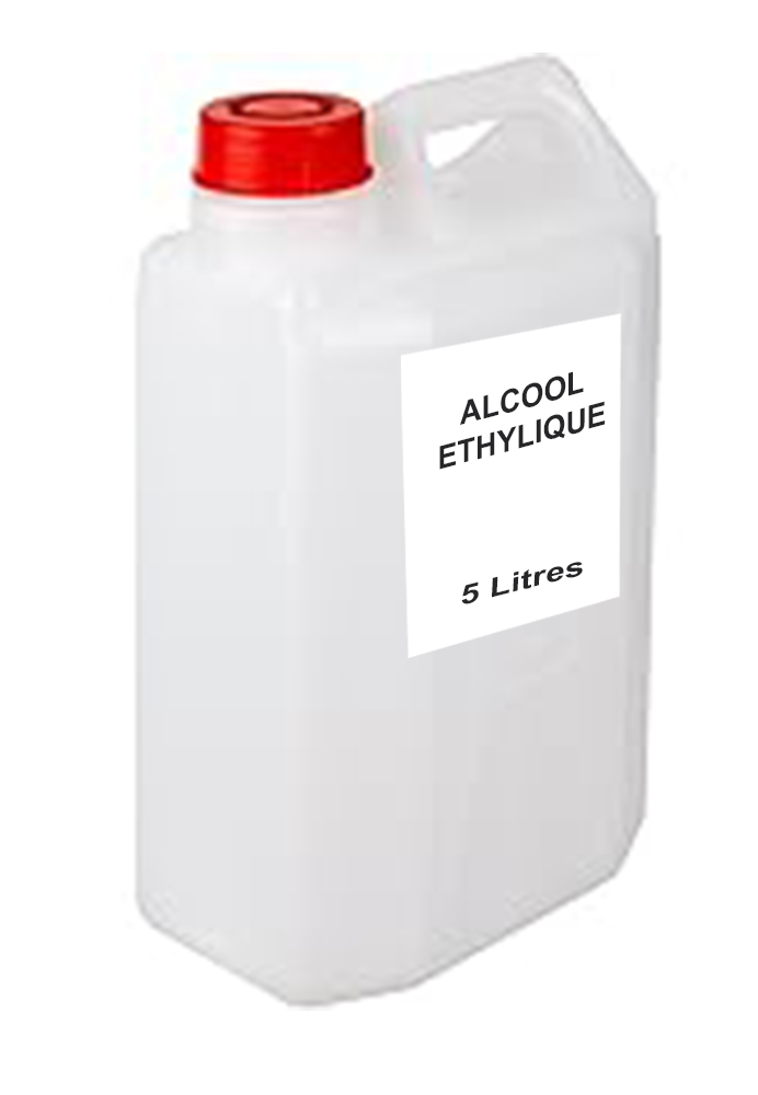 ALCOOL ETHILIQUE 5L ALCOOL ETHYLIQUE 98°- BIDON DE 5l – Image 1